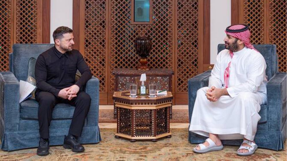 Saudi crown prince, Ukraine president discuss regional crisis