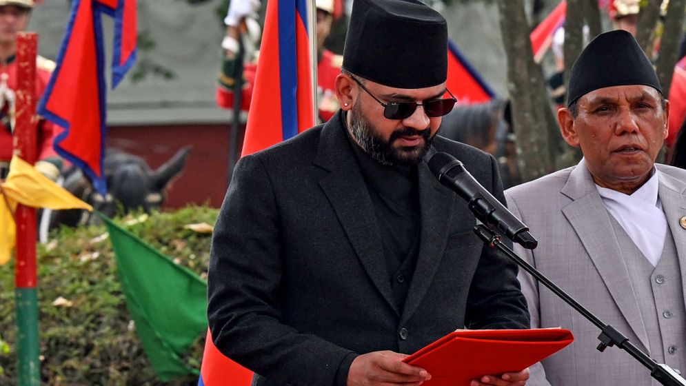 Nepali rapper Balendra Shah sworn in as prime minister