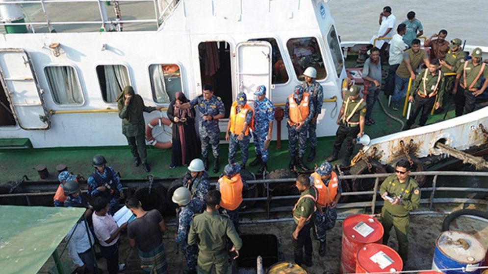 37,000-litre diesel seized from vessel in Chattogram