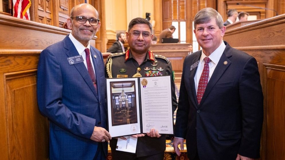 Bangladesh receives Georgia State honour for UN Peacekeeping contributions