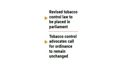 Experts raise concern over move to lift e-cigarette ban