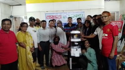 Water filter donated in Naogaon