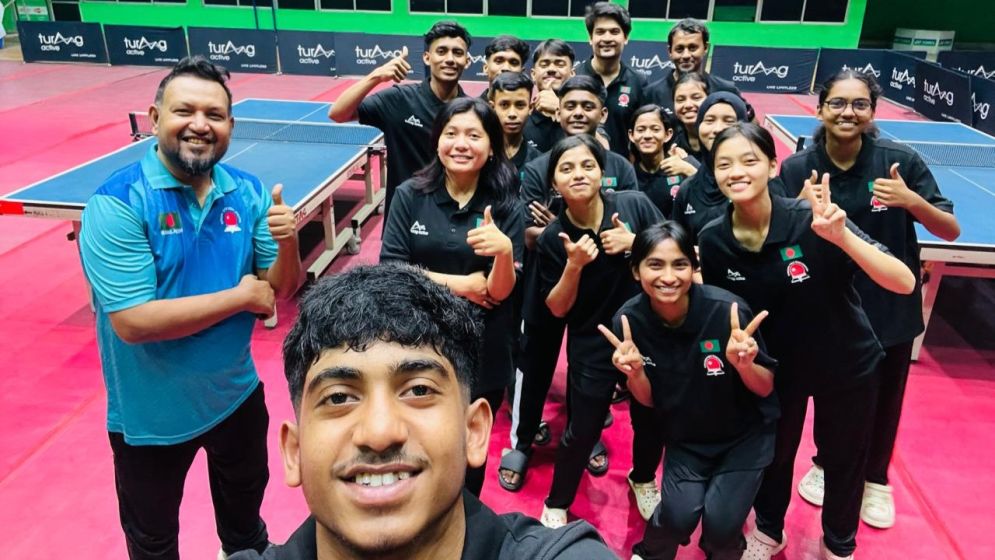 Bangladesh youth TT team off to Shimla