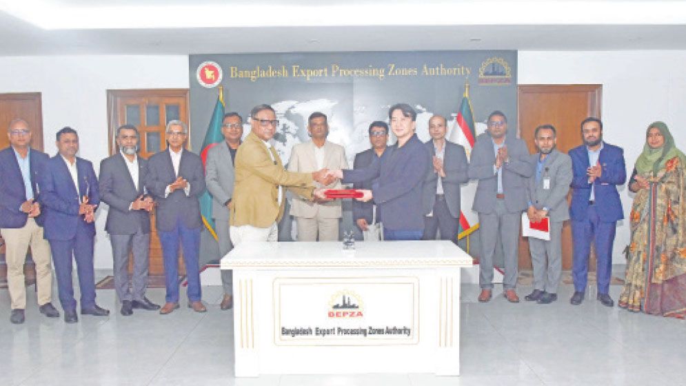 South Korean firm to invest $24m in manufacturingplants at BEPZA EZ