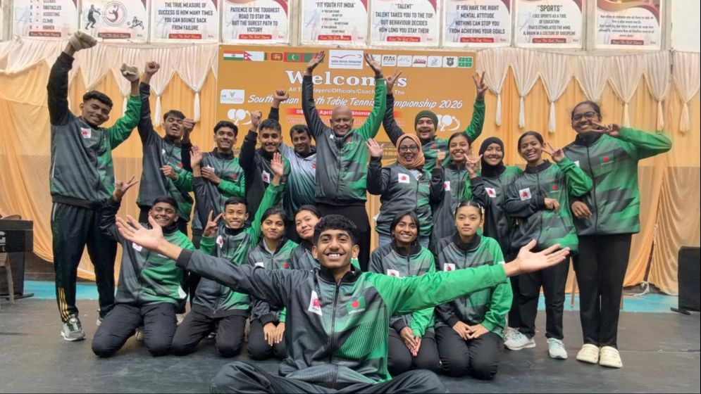 Bangladesh secure one gold, one silver and six bronzes at SA Youth TT