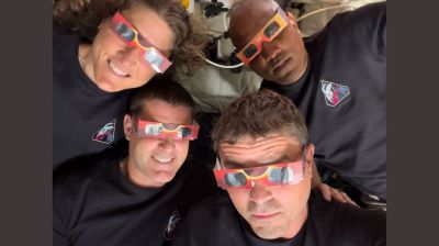 Artemis crew's families enthralled by messages from space