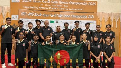 Bangladesh take second in youth TT