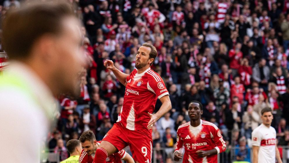 Kane scores as Bayern sink Stuttgart to claim Bundesliga title