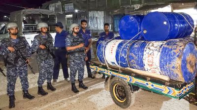 Navy seizes hoarded fuel, arrests one in Hatiya drive