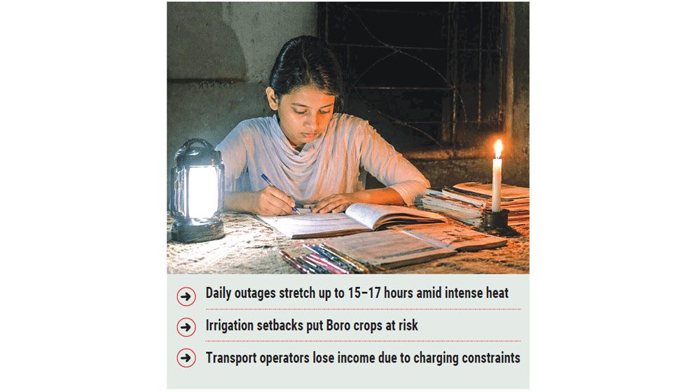Severe power crisis disrupts life in Kalai; SSC examinees hit hard