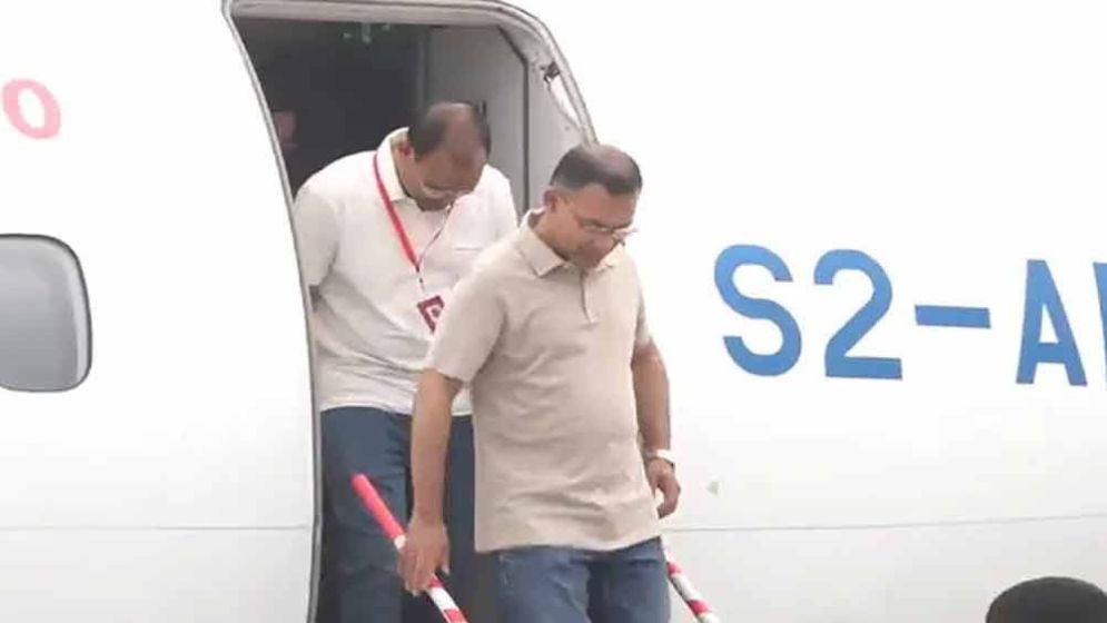 Prime Minister arrives in Jashore to launch canal project