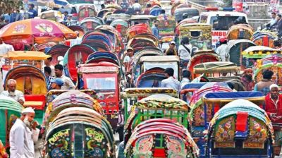 Uncontrolled auto-rickshaws