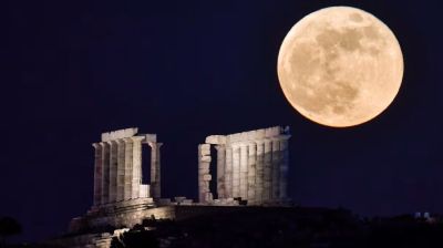 A celestial double feature in May — two full moons
