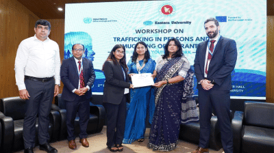 Young students pledge to combat human trafficking, migrant smuggling