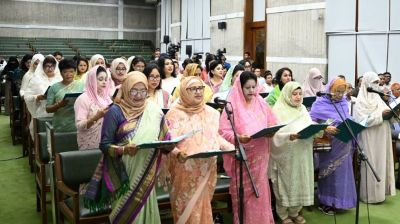 Women MPs’ oath to further empower half of population: Chief Whip