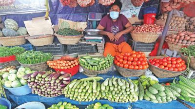 Vegetable prices high despite ample supply