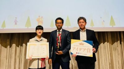 Bangladeshi entrepreneur’s firm wins top Business Idea Award in Japan