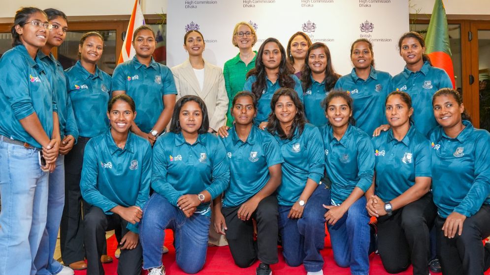 UK High Commission hosts Bangladesh women cricketers' WC send-off