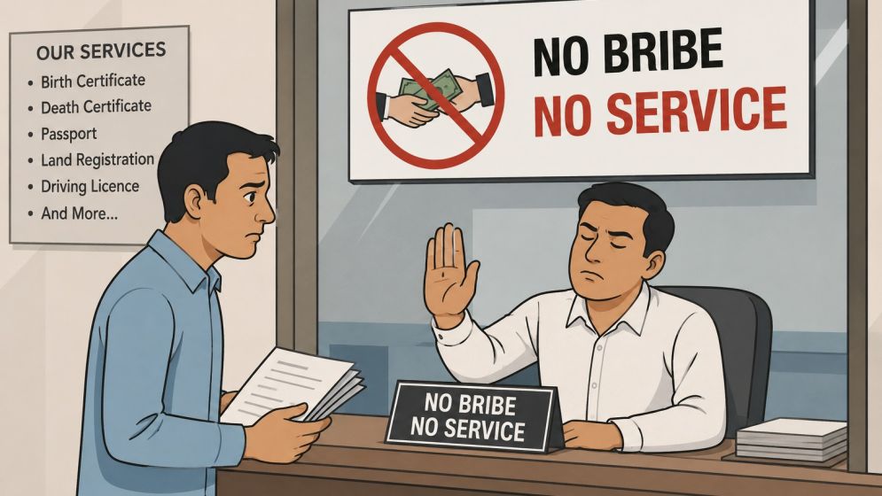Lives trapped in a cycle of bribery