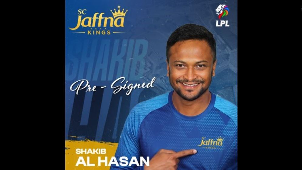 Shakib joins Jaffna Kings for LPL