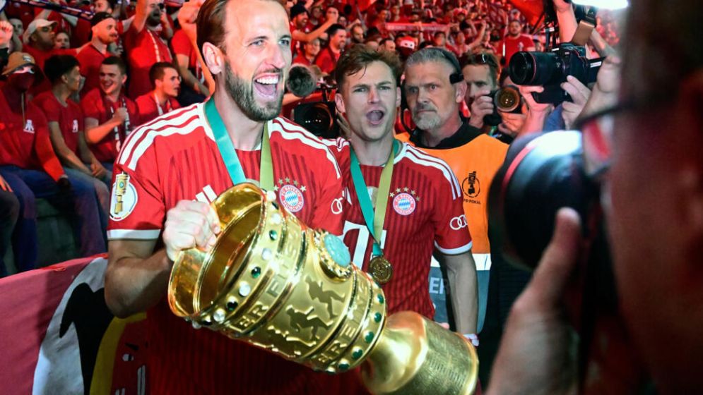 Bayern salute 'best transfer ever' Kane after 21st German Cup triumph