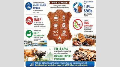 Leather waste sits on $10b opportunity