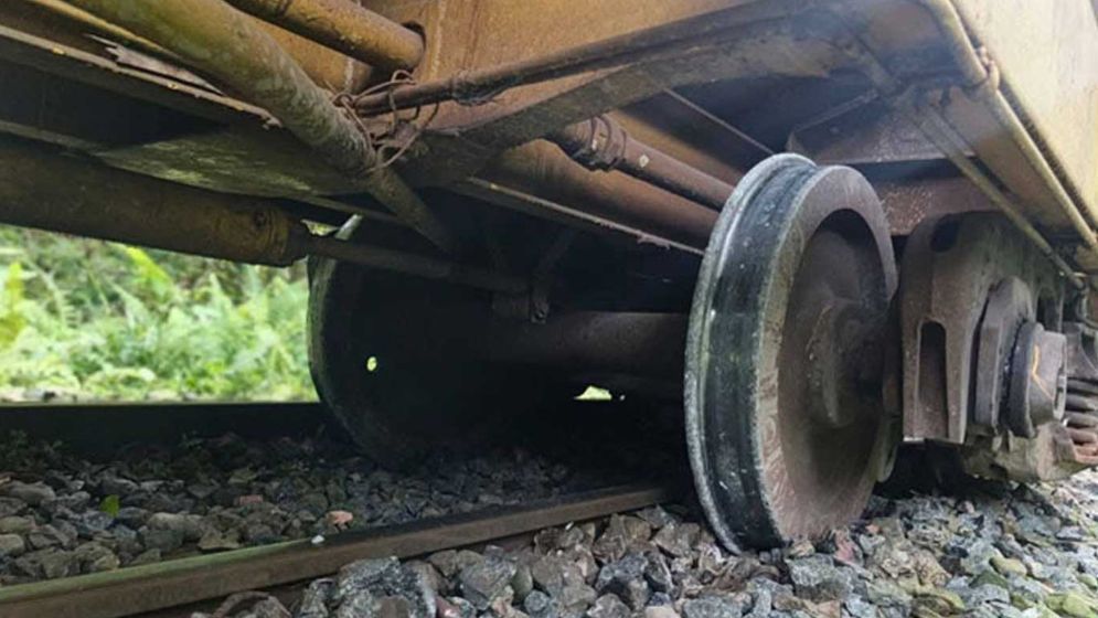 Sylhet rail link suspended as oil-laden train wagon derails