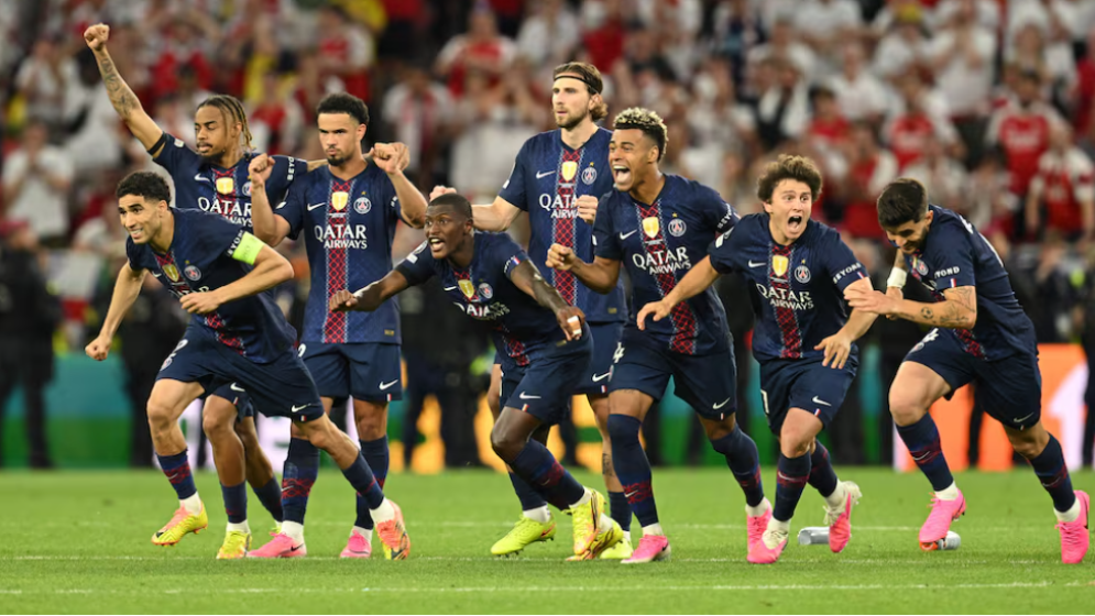 PSG retain UCL title with tense shoot-out win over Arsenal