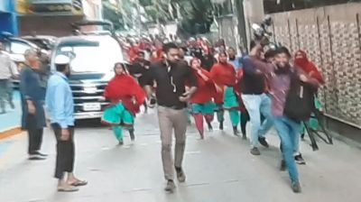 Ad-Din Hospital employees attack journos