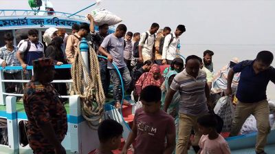 Eid return rush continues at Paturia launch Terminal