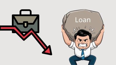 Business slowdown pushes default loans higher