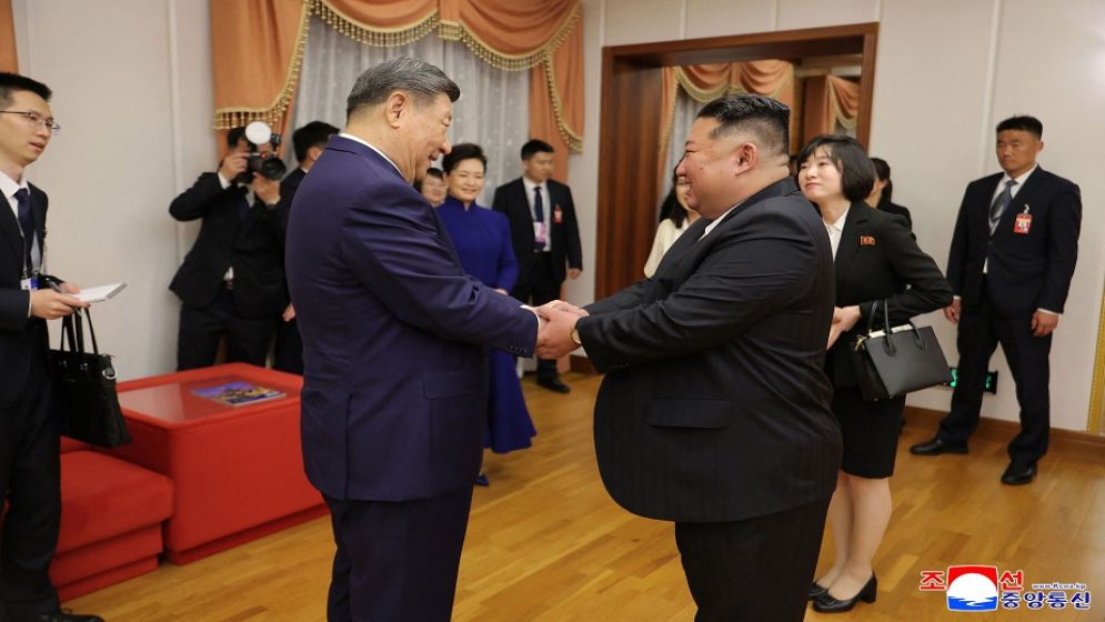 North Korean, Chinese leaders agree to boost ties at Pyongyang summit