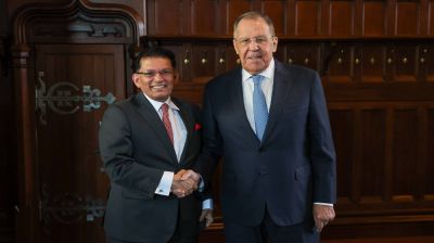 Khalilur Rahman holds meeting with Sergey Lavrov in Moscow