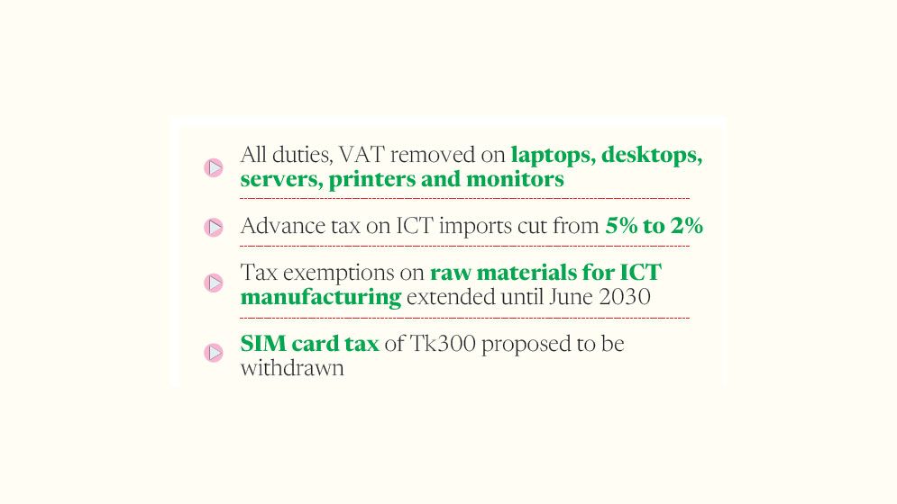 ICT sector gets massive tax breaks in proposed budget