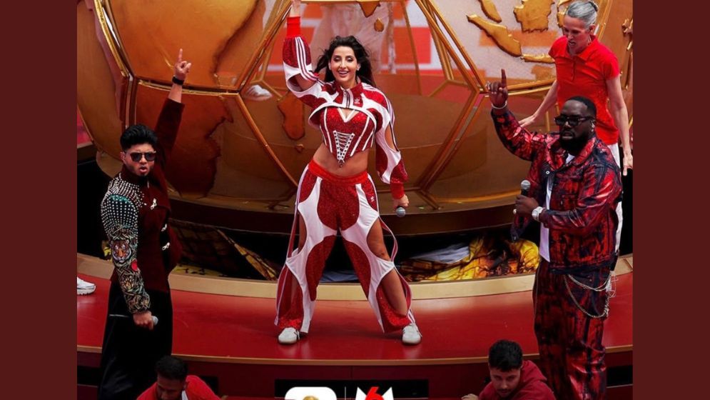 Sanjoy’s Bangladesh-inspired outfit steals spotlight at World Cup opener