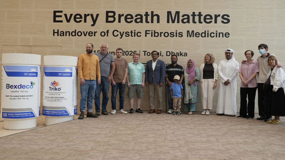 Beximco Pharma hands over affordable CF medicines to patients from six countries