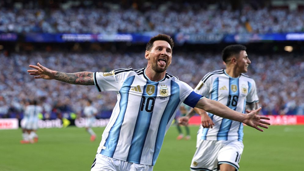 Lionel Messi plays in record sixth World Cup