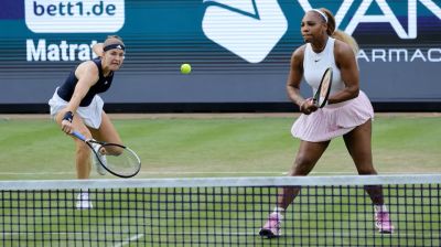 Serena Williams loses first-round doubles match in Berlin