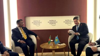 Kazakh PM meets Tarique Rahman