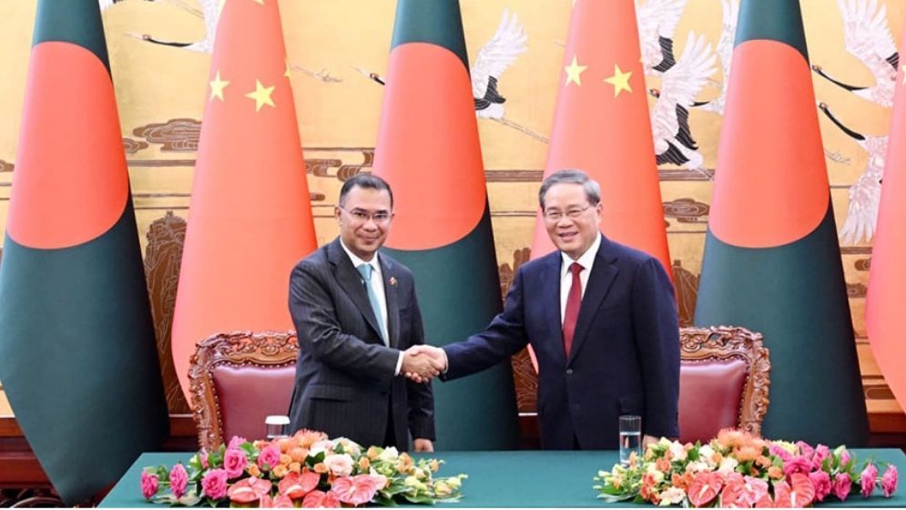 Dhaka, Beijing ink 13 MoUs during Tarique Rahman-Li Qiang meeting