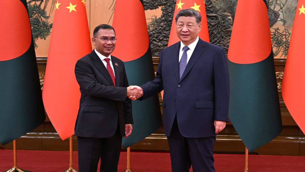 Tarique Rahman begins talks with Xi Jinping in Beijing