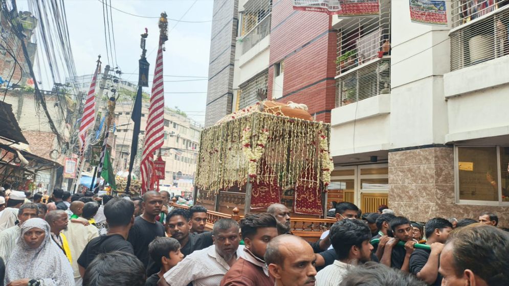 Shia community holds Tazia processions marking Holy Ashura
