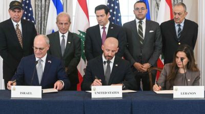 Lebanon, Israel, US sign trilateral framework agreement in Washington