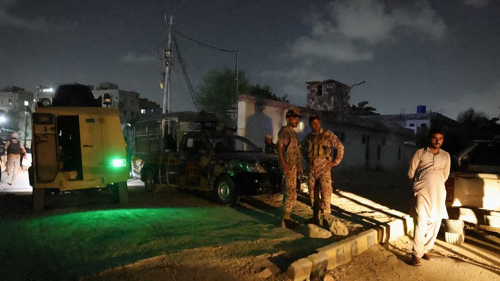 Three Pakistani rangers killed in Karachi attack