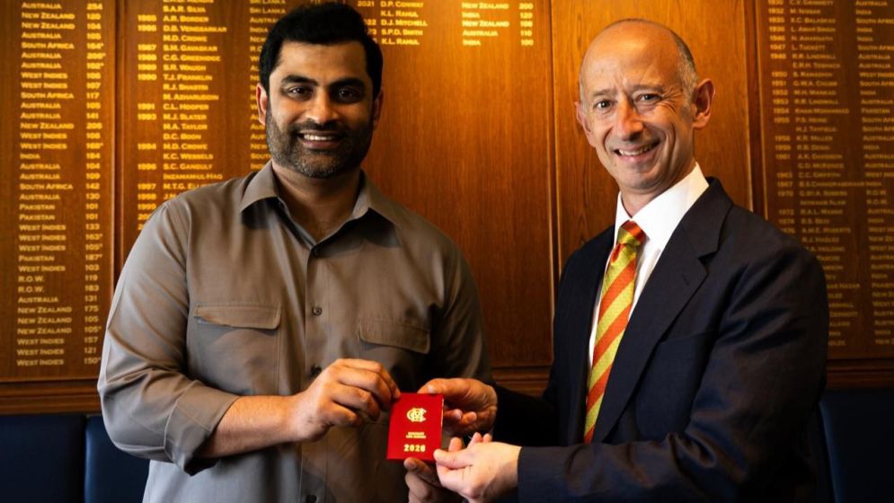 Tamim awarded MCC honorary life membership