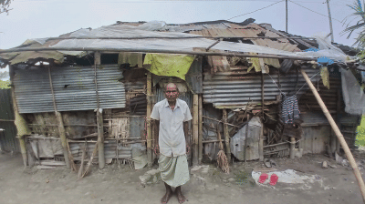 Living on neighbours' kindness, charity