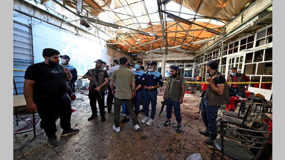 Bomb blast in Syrian capital kills six, wounds 22