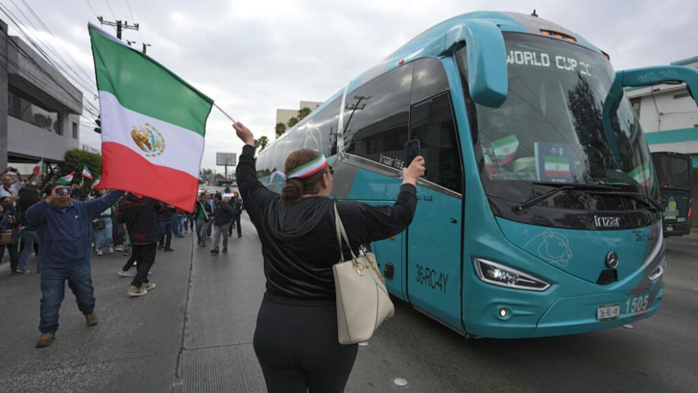 Iran, Iran!' Iranian WC squad serenaded on return home