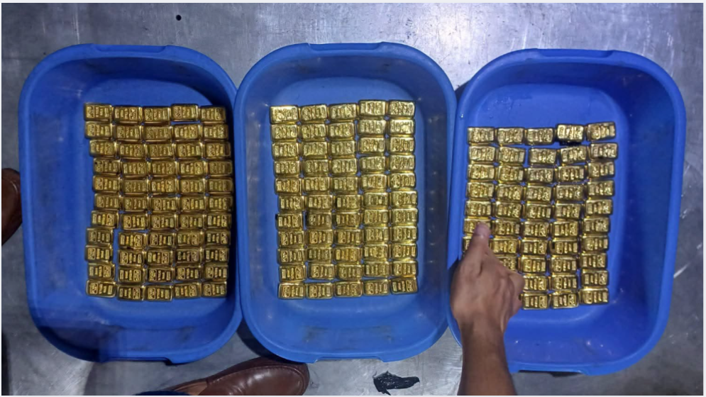 DGFI recovers 160 gold bars hidden in Biman Aircraft cargo compartment