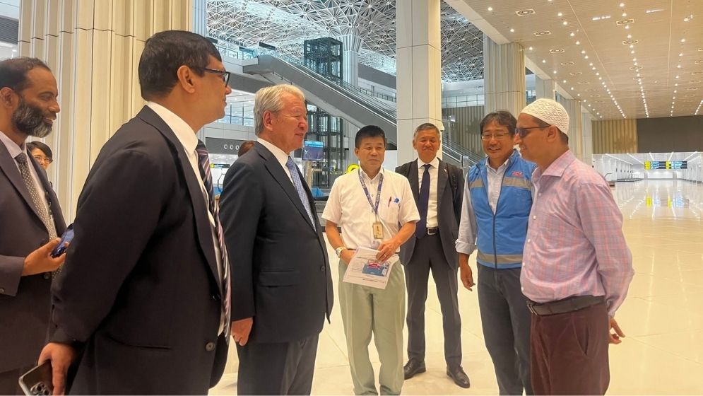 JICA president visits HSIA expansion project
